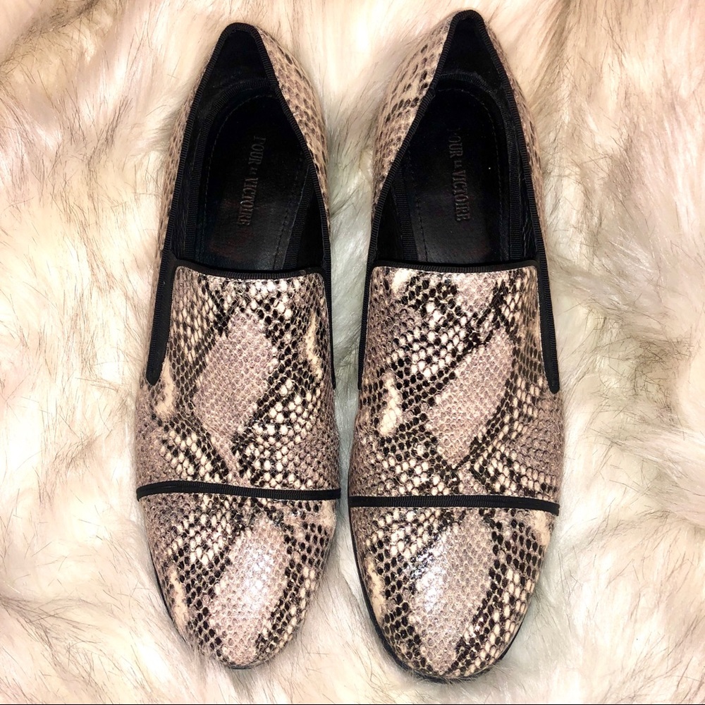 POUR LA VICTOIRE Slip On Leather Loafer